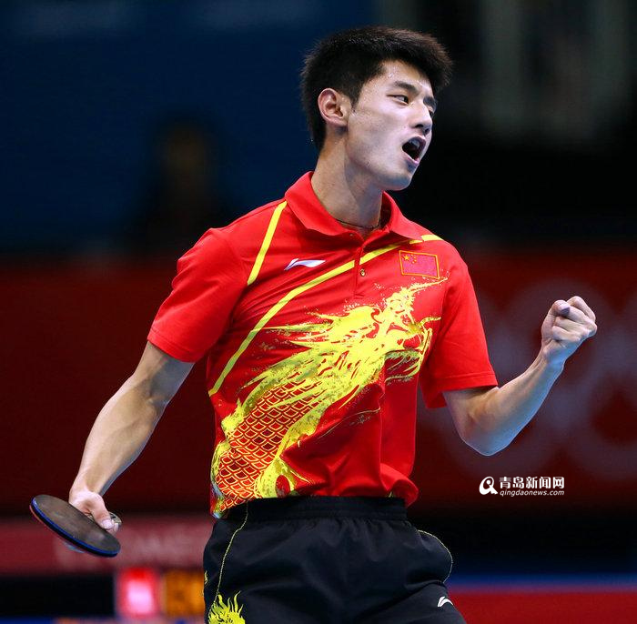 奥地利乒乓球队翻盘英国乒乓球队，张继科完成帽子戏法